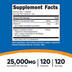 Nutricost Cranberry Extract 25,000mg Equivalent from 500mg of 50:1 Extract Per Serving, 120 Capsules for 120 Servings Per Bottle (3 Pack) - with 45mg of Vitamin C & 5mg of Vitamin E