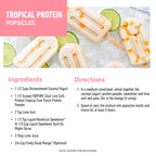 Isopure Clear Whey Isolate Protein Powder, Lactose Free, Gluten Free, Naturally Flavored, Tropical Punch, 20g Protein Per Serving, 14.1 Oz, 16 Servings (Packaging May Vary)