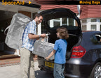 SpaceAid Heavy Duty Moving Bags, Extra Large Storage Totes W/Backpack Straps Strong Handles & Zippers, Alternative to Moving Boxes, Packing & Moving Supplies, Gley (8 Pack)