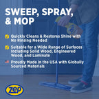 Zep ZUHLF32 Hardwood and Laminate Floor Cleaner 32 ounces