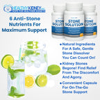 Stone Solution Capsules- Natural Dissolver, Kidney Stone Support & Kidney Cleanser Chanca Piedra Stone Breaker Gallbladder Cleanse, Flush & Stop Recurrence, Stone Relief 60 Servings