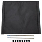 CQmuniu Wheelchair Replacement Seat Upholstery, 18 x 16 inches, Nylon, Universal Fit