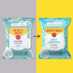 Burt's Bees Coconut & Lotus Face Wipes, for All Skin Types, Micellar Makeup Remover & Facial Cleansing Towelettes, 30 Ct. (3-Pack)