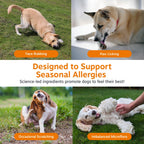 Zesty Paws Dog Allergy Chews - Dog Allergy Relief, Peanut Butter, 90 Ct