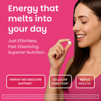 EZ Melts Dissolvable Vitamin B1 25 mg - Thiamin Supplement for Energy, Stress & Cellular Support - No Artificial Flavors - Non-GMO & Vegan - Cherry Burst - 90 Dissolvable Tablets (45 Servings)