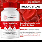 Balance Flow Glyco Optimizer Supplement Capsules, BalanceFlow Health & Wellness Support Pills - Maximum Strength, Balance Flo All Natural Advanced Formula, BalanceFlo Pills Reviews (2 Pack)