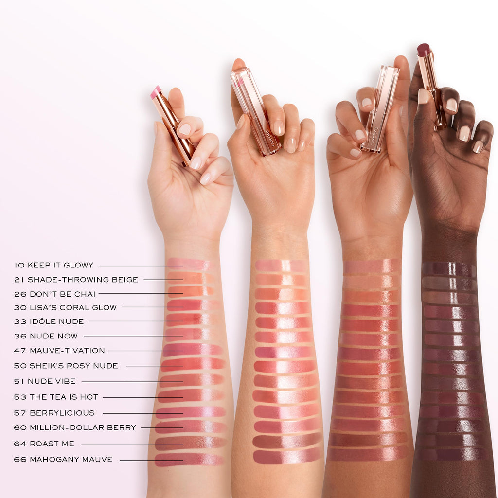 Lancôme Lip Idôle Squalane-12 Butterglow™ Hydrating Lip Balm – Instant Shine, 24H Hydration, and Buildable Color for Smooth & Moisturized Lips - 36 NUDE NOW