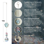 Dog Memorial Gifts, Loss of Dog Sympathy Gift, Pet Memorial Suncatcher