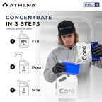 Athena Pro Hydroponic Nutrients Kit 3-Part NPK Fertilizer 2lb in 1 Gal Jugs