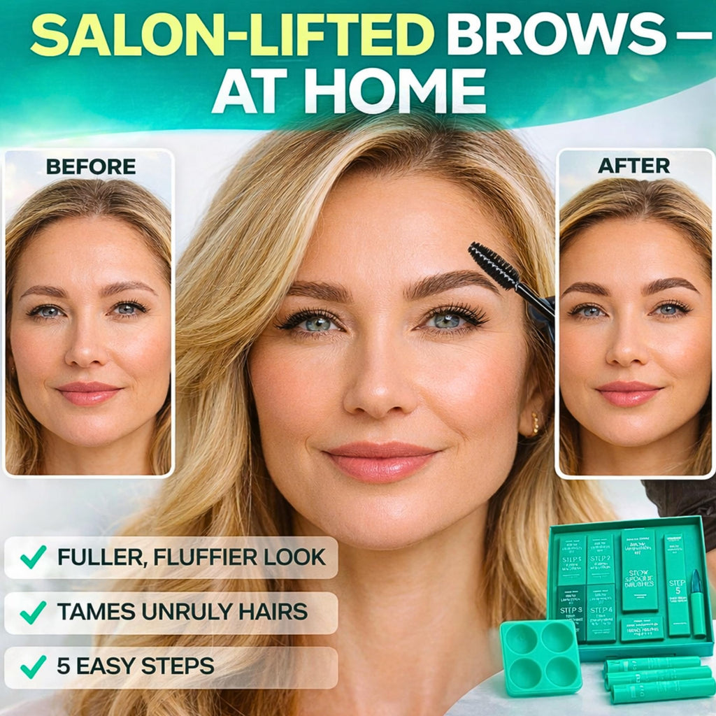 Brow Lamination Kit and Tint Ready System – Professional Eyebrow Lamination Kit for Women, At Home Brow Lift Kit with Perm, Eyebrow Tinting Kit Compatible, Brow Shaping Tools, Rulers, Brushes & Serum