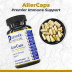 Premier Research Labs AllerCaps - A Lung Health Supplement with NAC/N-Acetyl Cysteine, Featuring Bromelain, Reishi Mushroom & Quertecin, Immune Support Formula - 60 Vegetarian Capsules