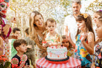 GoldenBakeryFamily 12 Inch Cake Drums,Black Cake Boards 12 Inch Round(4-Pack),1/2 Inch Thick Cake Boards with Banner Cake Topper,Sturdy,Greaseproof for Birthday Wedding Multi-Tiered Cake