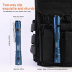 ACEBEAM TAC 2AA EDC Tactical Dual Modes Flashlight, 1400 High Lumens Flashlight, Dual Switch Pocket LED Flashlight, Super Bright Small Flash Light for Emergency, Camping, Home(SFT-25R HI)