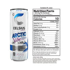 CELSIUS ARCTIC VIBE Sparkling Frozen Berry, Sugar Free Energy Drink, 12 Fl Oz (Pack of 12)