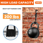 Joneaz 8 Pcs 48" Adjustable Bungee Cords with Hooks, Heavy Duty