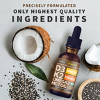 (2 Pack) Organic Vitamin D3 K2 Drops with MCT Oil Omega 3, 5000 IU, Maximum Strength Vitamin D Liquid, No Fillers, Non-GMO Liquid D3 for Faster Absorption and Immune Support (Chocolate, 2 Fl Oz)