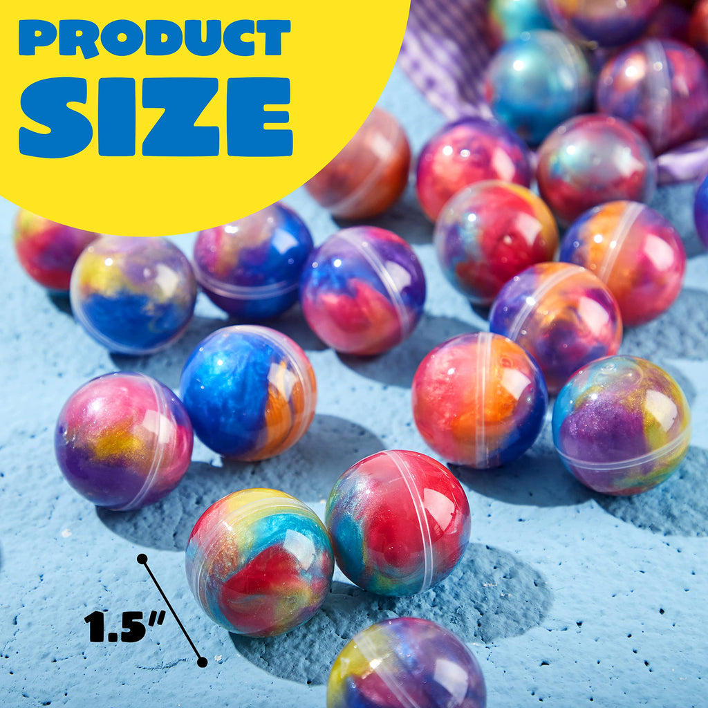 JOYIN Slime Party Favors, 24 Pack Galaxy Slime Ball - Stretchy, Non-Sticky, Mess-Free, Stress Relief, and Safe - Toys for Girls and Boys - Easter, Classroom Reward, Party Supplies, Halloween