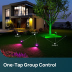 Linkind Smart Solar Spot Lights Outdoor SL5C, IP67 Halloween Lights Outdoor