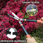 YRTSH Loppers Hedge Shears & Pruners Combo Set 3-Piece Hedge Clippers, Heavy Duty Tree & Shrub Care Kit for Yard, Lawn & Garden, Professional Branch Cutter Tree Trimmer for Indoor & Outdoor Gardening