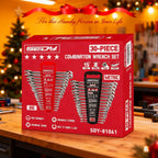 30-Piece Combination Wrench Set - Open End Wrench Set with Organizer Professional 12 Point Wrench Kit Tool for Mechanic Garages Workshops 1/4'' to 1'' & 8-22mm
