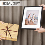 upsimples 11x14 Picture Frame, Gallery Wall Frames Set of 5, Black