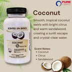Coconut Aromatherapy Spa Shock for Hot Tubs & Spas | Non-Chlorine Oxidizing Hot Tub Shock Treatment | Compatible with Bromine Tablets & Chlorine | Neutralizes Odors & Clarifies Water (2 lbs)