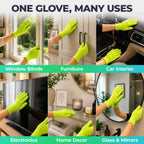Flora Microfiber Dusting Gloves for Houseplants –Save Your Plants from Hidden Killers–Ultra-Gentle Microfiber (2)