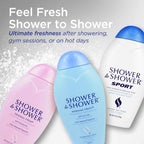 Shower to Shower Original Fresh Body Powder with Chamomile for Men & Women, Talc Free, Sweat Absorbing, Prevents Chafing & Odor, 8 OZ (3 Pack)