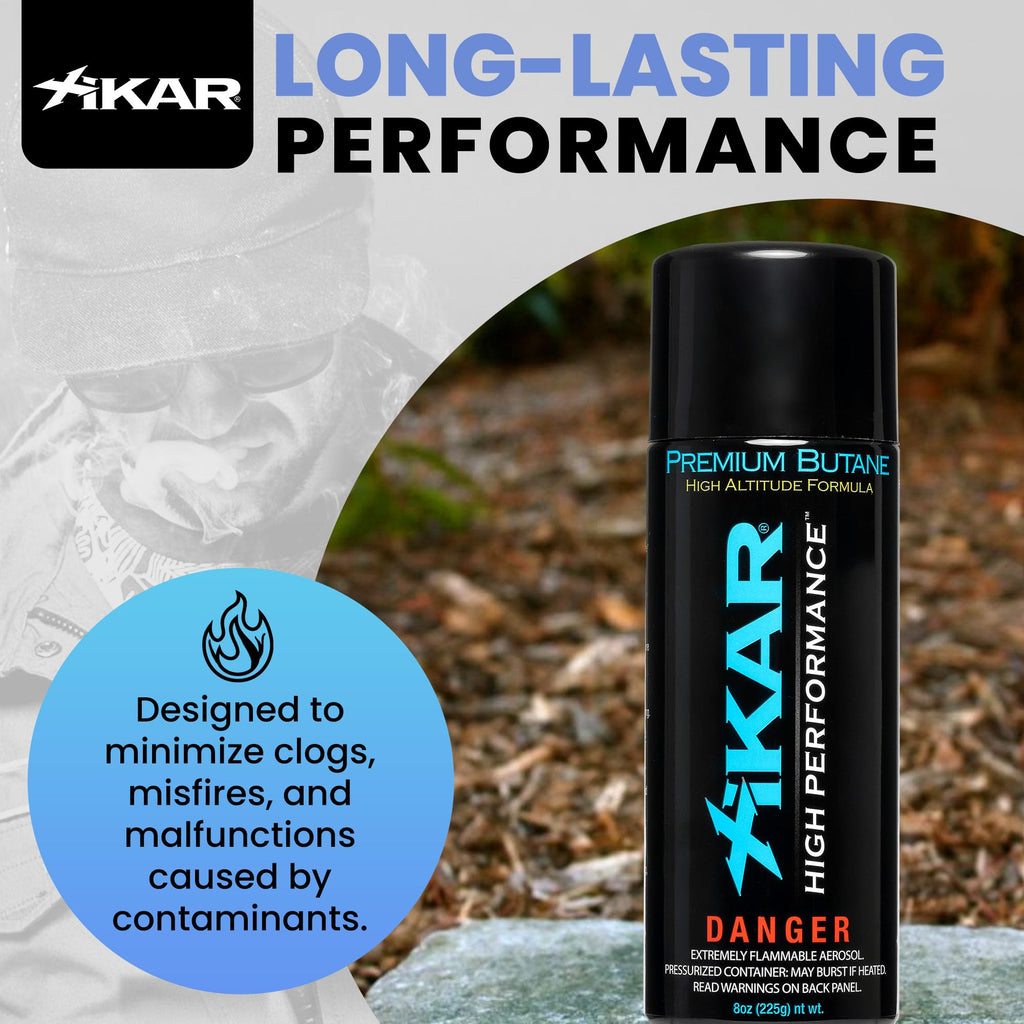 XIKAR PUROFINE Premium Butane Fuel Refill (400ml) 0 Impurities - Ultra Refined, Food Grade, Culinary Butane Refill for Torch & Lighter - Jet Flame Lighter Fuel & Kitchen Torch Refills (4 Pack/8oz)