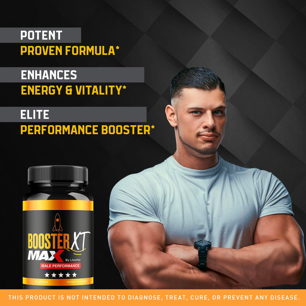 (3 Pack) Booster XT For Men, MAX Strength Men's Supplement, Booster XT, Booster XT for Men Reviews, BoosterXT, Booster XT Reviews, Buster XT, Booster X T Capsules Pro Supplement Pastilla, 180 Capsules