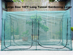 Poray Large Tunnel 10FTx6FT Plant Netting Cover, 6FT Tall Crop Cage Tomato Netting,Pest Guard Cover for Vegetables &Fruits,Durable Gardening Net for Plant and Animal