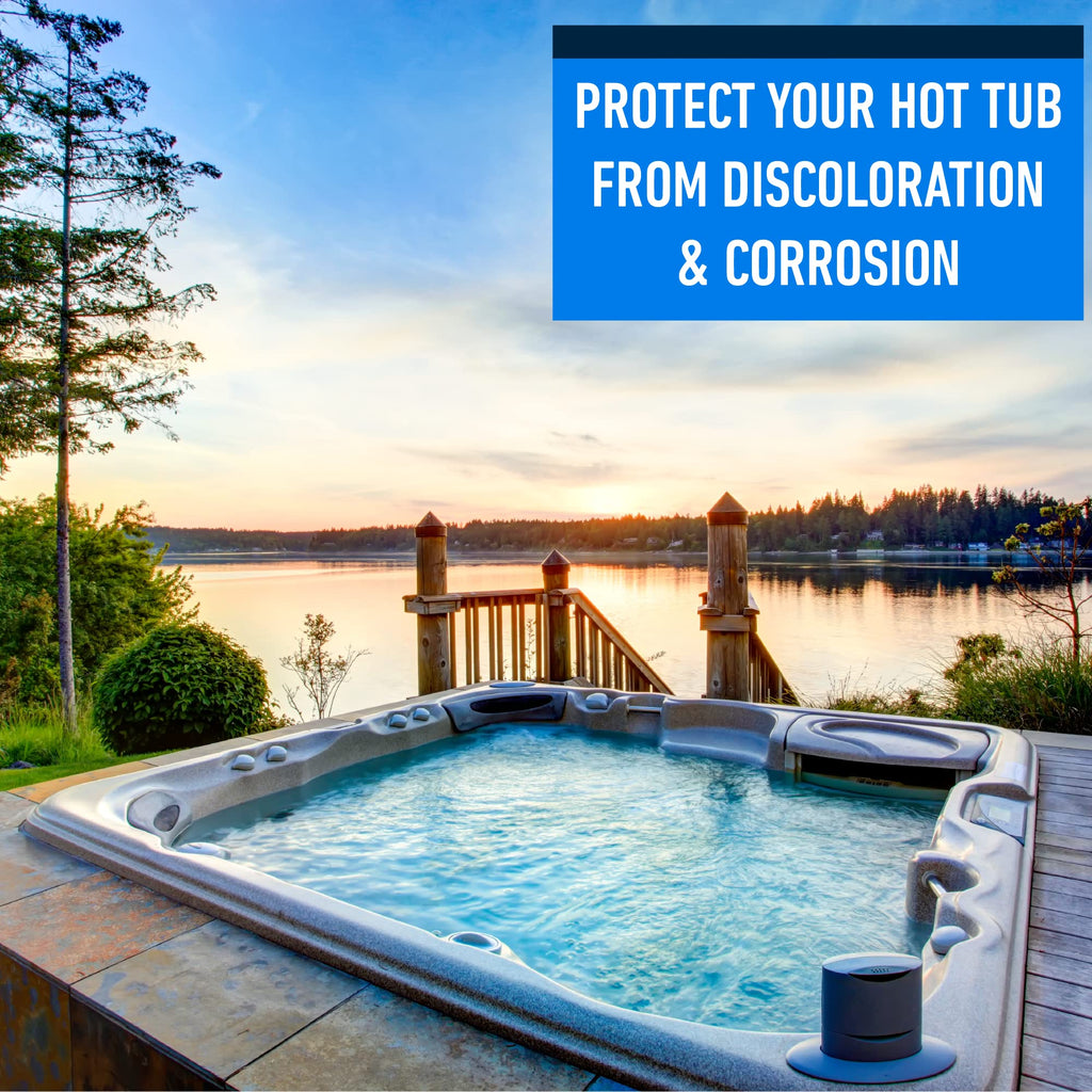 Essential Values Hot Tub Foam Eliminator - 2 Pack Pool & Spa Defoamer (32oz/ Bottles) - Eliminate Foam Without Harsh Hot Tub Chemicals - Safe Silicone AntiFoam