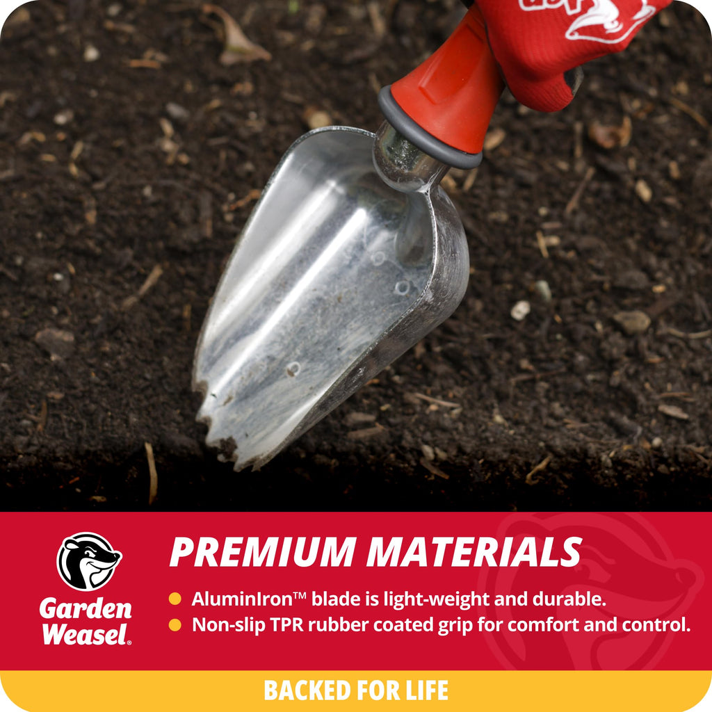 Garden Weasel Oversized Potting Scoop for Soil Digging Planting Gardening