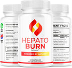 (2 Pack) Hepato Burn Capsules - HepatoBurn Pills Supplement Support, Hepatoburn Advanced Formula - All Natural Vitamin Energy and Wellness, Hepato Burn Premium Formula, 120 Capsules for 2 Months
