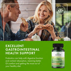 Swanson Bacillus Coagulans Spore-Form Probiotic for Adults Seeking Shelf-Stable Digestive Support with 6 Billion CFU - Acid-Resistant (60 Vegan Capsules)