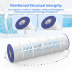 AQUIVEX CCP520 Pool Filter Cartridges 4 Pack, Compatible with Pentair Clean & Clear Plus 520, 160332, R173578, 178585, Pleatco PCC130, PCC130-PAK4, Filbur FC-1978, Unicel C-7472, Waterway 817-0131