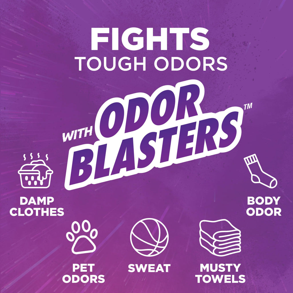 ARM & HAMMER Plus OxiClean with Odor Blasters Liquid Laundry Detergent, Laundry Odor Remover, Attacks Stains, Fresh Burst Scent, 154 Loads, 200.2 Fl Oz