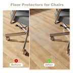 [Thickened to 2.0mm] 60"x75" Computer Chair Mat for Hardwood, PVC Office Mat for Hardwood Floor, Anti-Slip Rolling Chair Floor Protector,Vinyl Mats for Home, Under Desk Mats for Rolling Chairs
