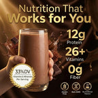 HMR 120 Chocolate Shake Meal Replacement Powder | Chocolate Shake Mix to Support Healthy Weight Loss | 12g of Protein | Nutritional Drink | Low Calorie Food | 12 Servings