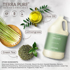 Terra Pure Hotel Conditioner | Four Gallons | Designed to Refill Soap Dispensers (Set of 4)