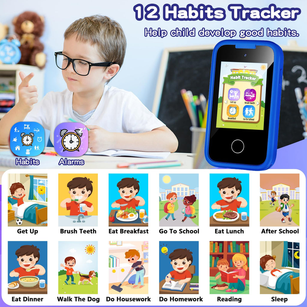 Kids Phone for Boys, Christmas Birthday Gifts for Boys Girls Ages 3-10