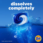 Tide PODS laundry detergent pacs, 3-in-1 Stain Remover, Odor Fighter, Color Protector, 76 Count, HE compatible, Original Scent