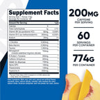 Nutricost Pre-Workout Complex Powder (60 Servings, Peach Mango) - Pre-Workout Supplement with Beta-Alanine, Taurine & Amino Acids