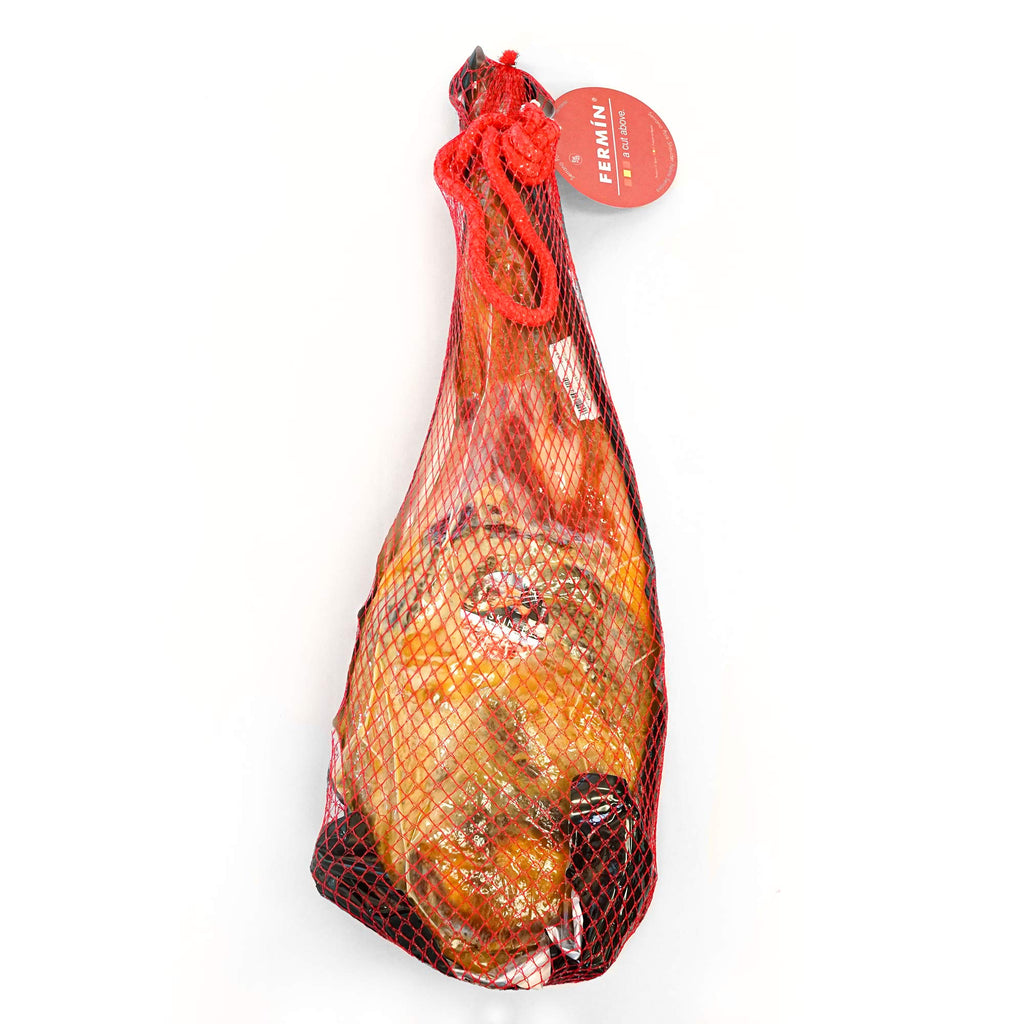 Serrano Ham Shoulder by Fermin (10-12 lbs) / FREE HAM HOLDER + CARVING KNIFE + EXCLUSIVE BREATHABLE HAM COVER