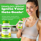 Trimology Weight Capsules, Official Trimology Weight Supplement Pills - Extra Strength, All Natural Keto Capsule to Sustain Active Lifestyle & Fitness Goals, TrimologyWeight Reviews (3 Pack)