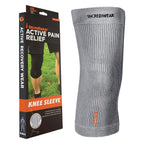 Incrediwear Knee Sleeve – Knee Braces for Knee Pain, Joint Pain Relief, Swelling, Inflammation Relief, and Circulation, Knee Support for Women and Men, Fits 18”-22” Above Kneecap (Grey, X-Large)