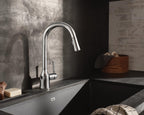 Moen Adler Chrome Motionsense Wave Sensor Touchless One Handle Pulldown Kitchen Faucet Featuring Power Clean, 87233EWC