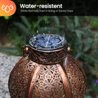 4 Pack Solar Light Replacement Top, 2.76 Inch Waterproof Solar Lantern Light Parts for Outdoor Garden, Pathway, Yard Lights & Decor (Fits Lanterns with 2.36 to 2.76 Inch Openings)