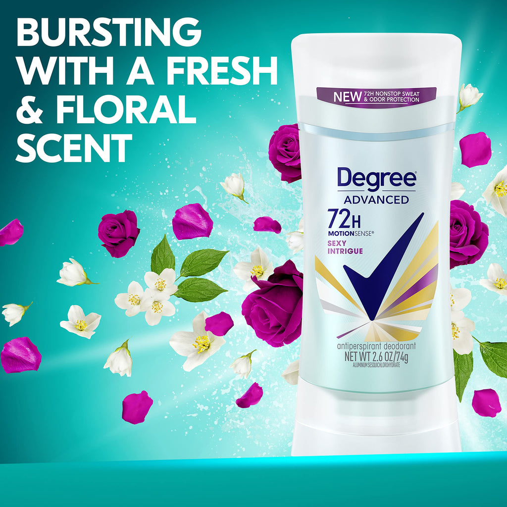 Degree Antiperspirant Deodorant Sexy Intrigue 2.6 oz 4 Count