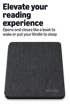 Amazon Kindle Paperwhite and Kindle Colorsoft Case, Lightweight and Water-Safe, Foldable Protective Cover - Fabric